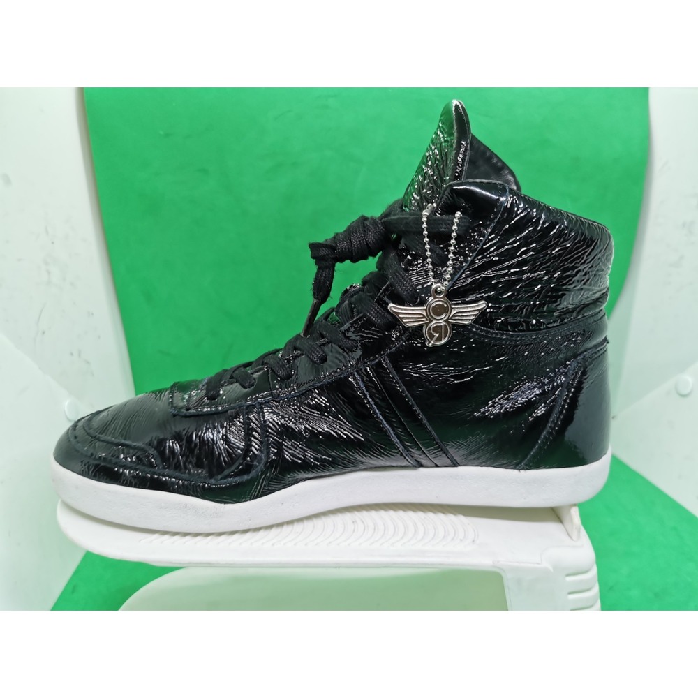 Creative Recreation Milano Hi Men's Black Shining Sneakers Size 8 High Top - Picture 15 of 16